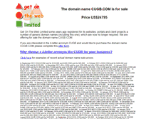Tablet Screenshot of cugb.com
